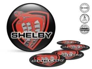 Wheel rim decal Racing Finish High-End Dome Stickers